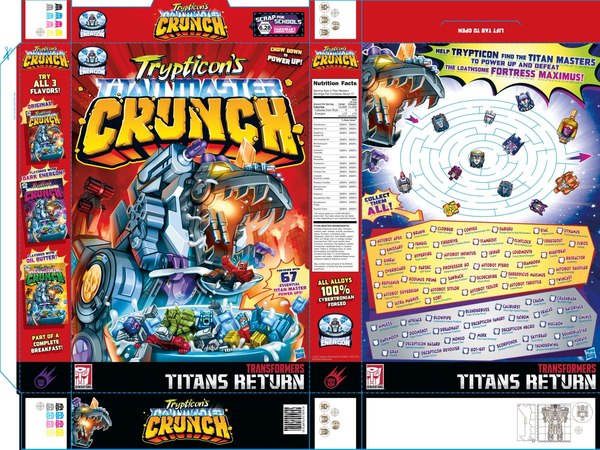 SDCC 2017   Trypticon Cereal Box Poster Reveals New Titan Masters Headmaster Arcee Confirmed  (1 of 2)